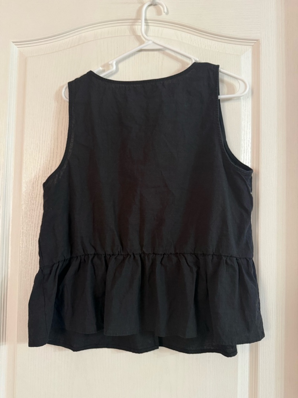 Zesica Women’s Black Viscose Boho Top NWOT Sz XL. AP-38 - Picture 3 of 3
